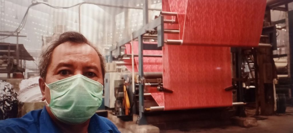 Proses finishing chemical untuk kain katun maupun rayon 