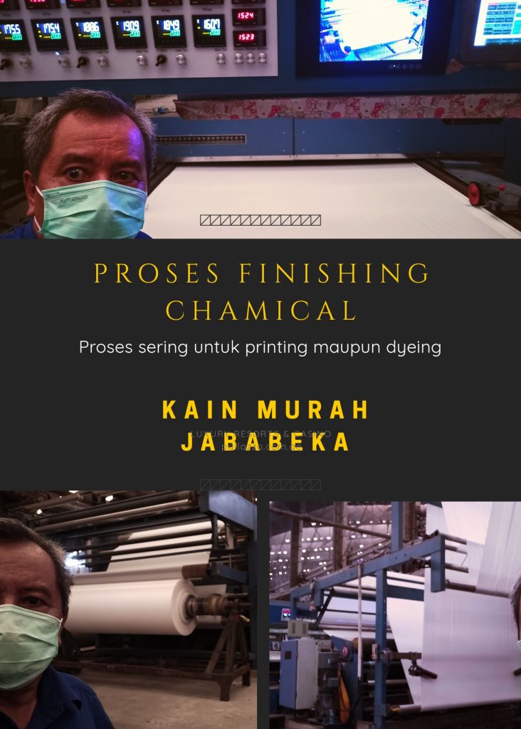 Proses heat set persiapan buat Printing dan dyeing