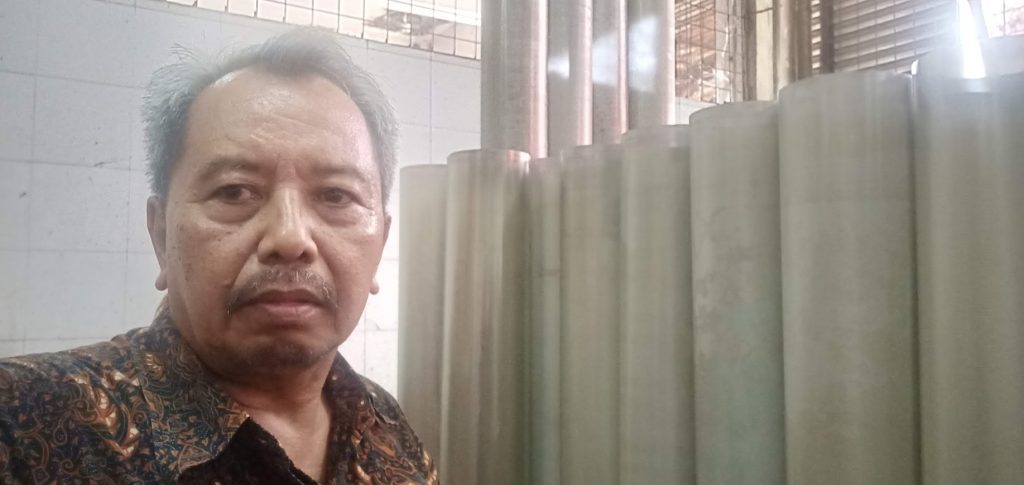 Screen setelah proses striping