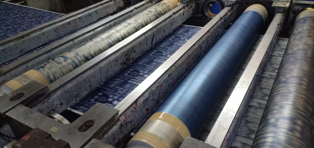 Proses printing reaktif di kain rayon