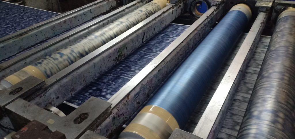 Proses printing reaktif di kain rayon