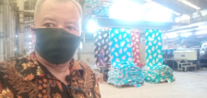 Proses fiksasi printing reaktif pada kain rayon