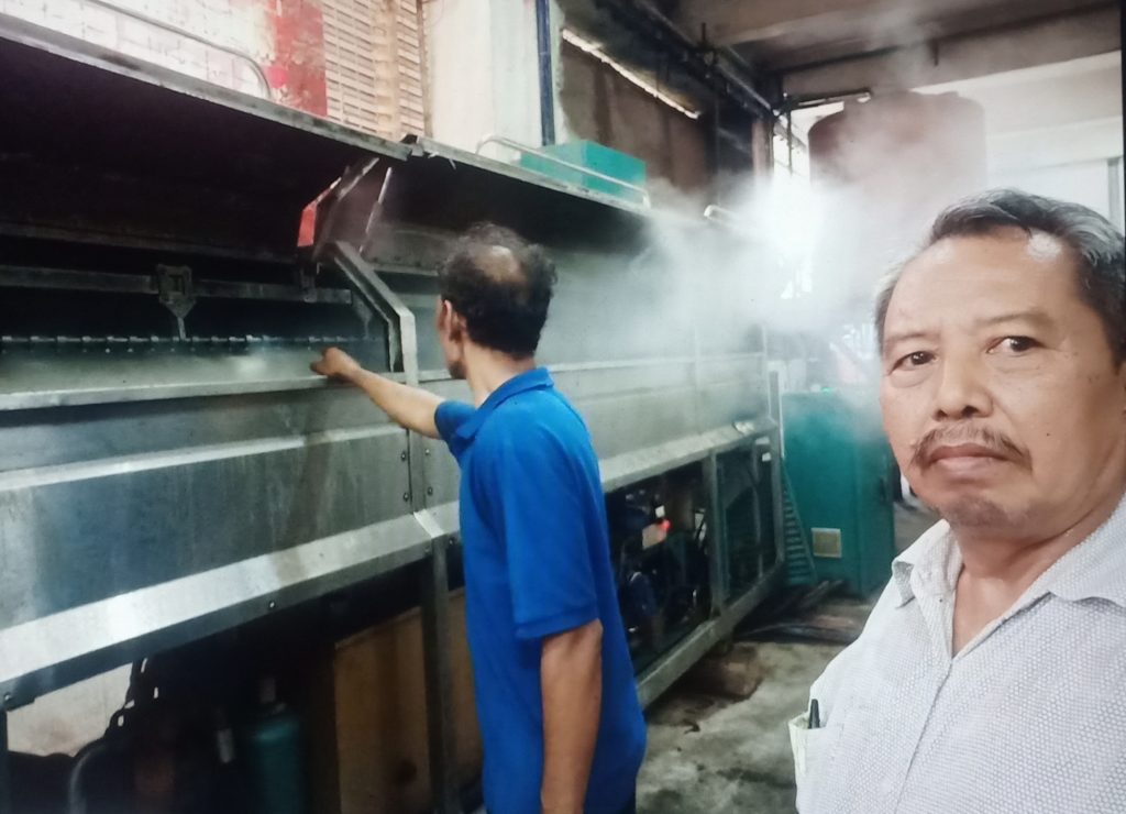 Stripping screen bekas pakai