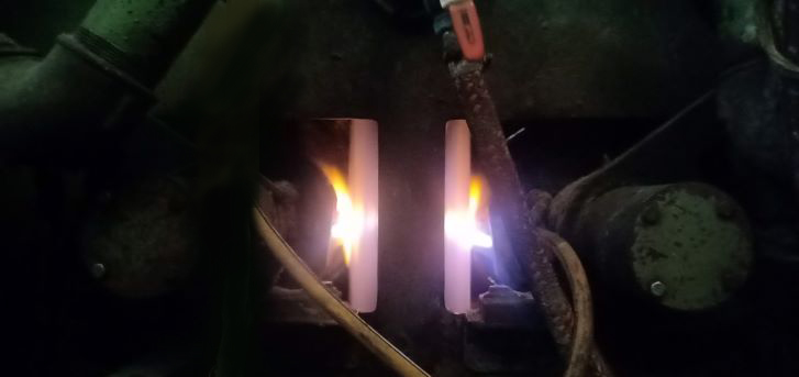 Bakar bulu 2 sisi permukaan kain rayon