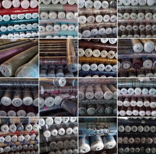 Kain rayon viscose hasil proses produksi 