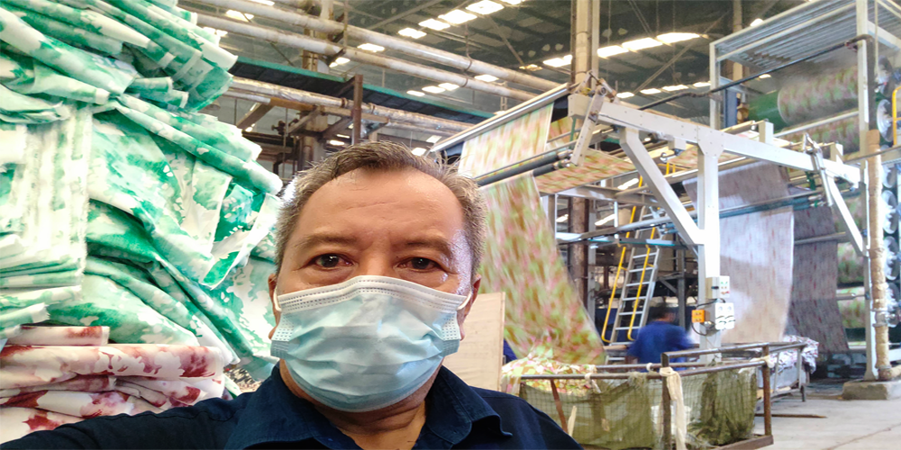 Akir dari proses cuci kain rayon viscose