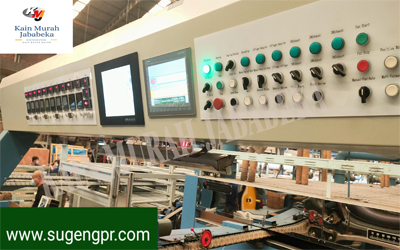 TEMPERATUR CONTROL STENTER PROSES PRODUKSI FINISHING KAIN TEKSTIL