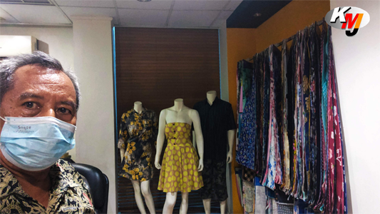 JUAL KAIN RAYON PRINTING Showroom hasil produksi kain katun rayon dll